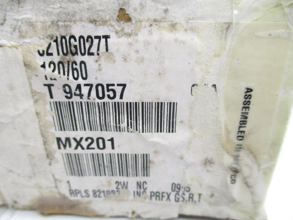ASCO 8210G027T 120V 170PSI 1" NSMP