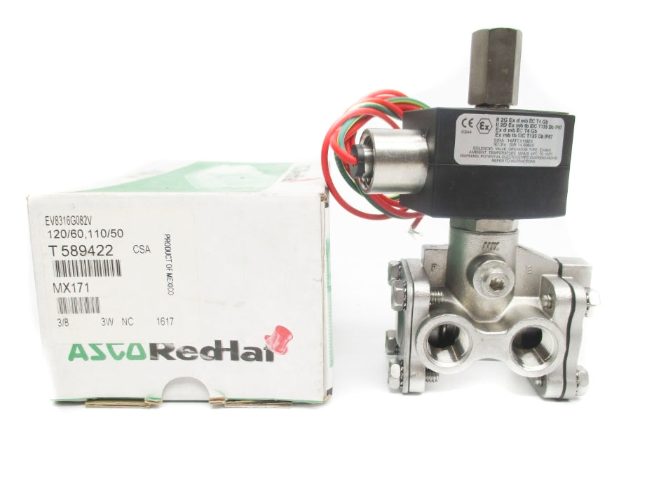 ASCO EV8316G082V 110/120V 15-150PSI NSMP