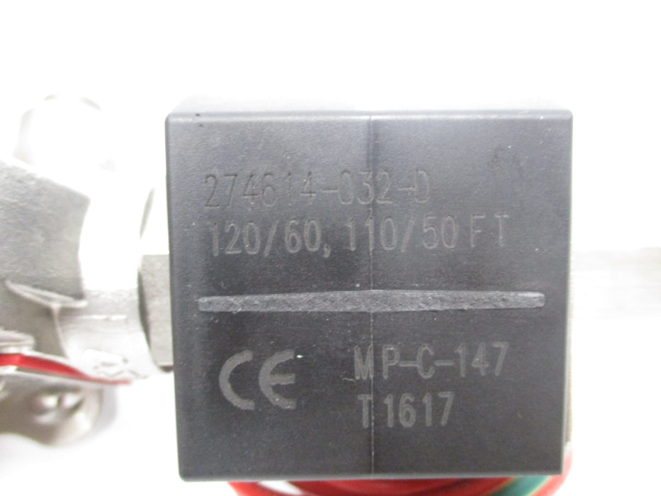 ASCO EV8316G082V 110/120V 15-150PSI NSMP