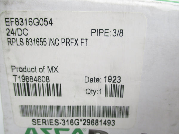 ASCO EF8316G054 24VDC 10-125PSI NSMP