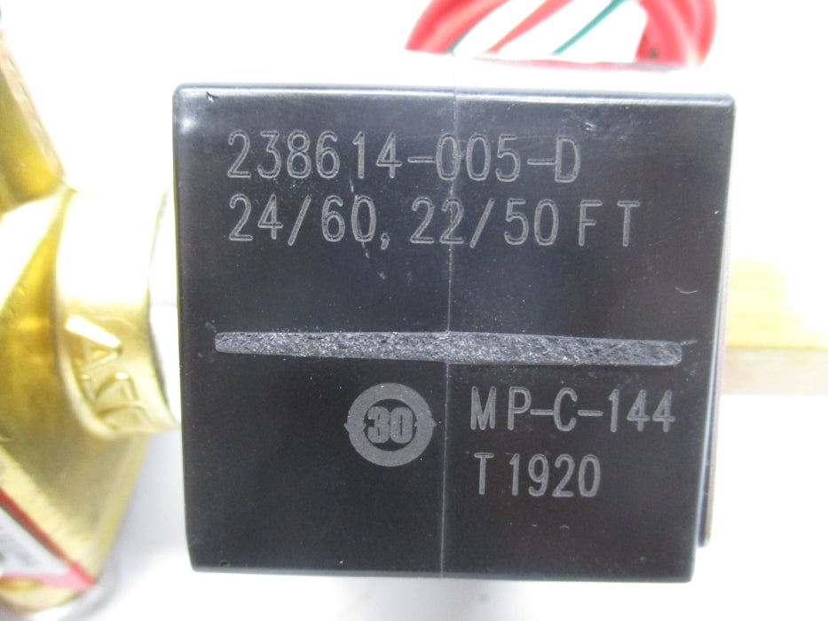 ASCO EF8316G001 22/24V 15-150PSI 1/4" NSMP