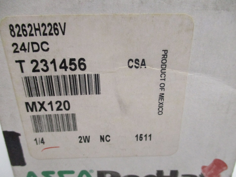 ASCO 8262H226V 24VDC 35PSI NSMP