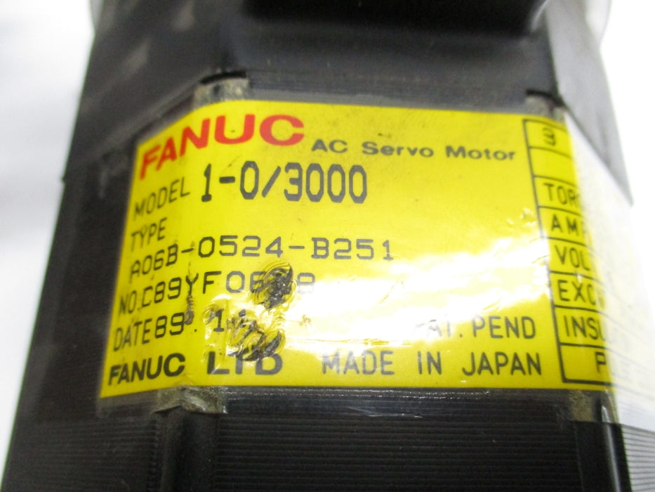 FANUC A06B-0524-B251 UNMP