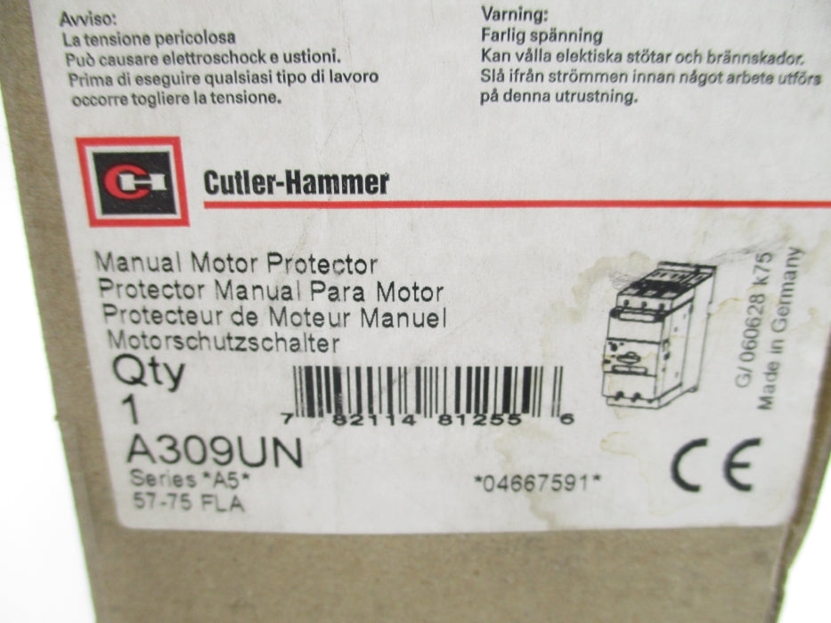 CUTLER HAMMER A309UN SER. A5 NSMP