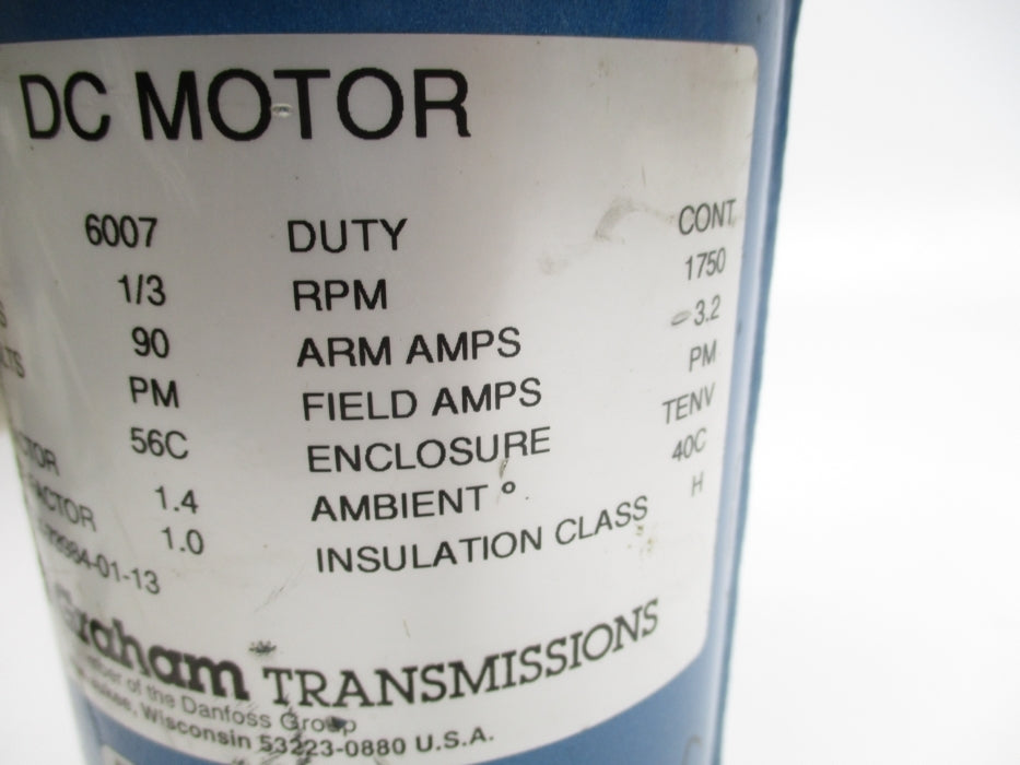 GRAHAM TRANSMISSION 6007 UNMP