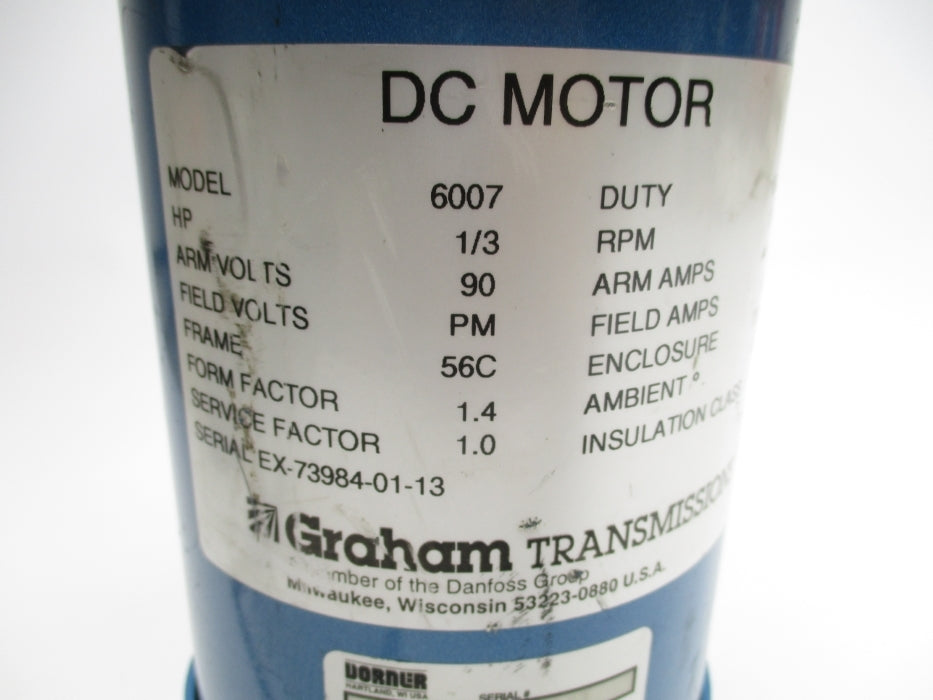 GRAHAM TRANSMISSION 6007 UNMP