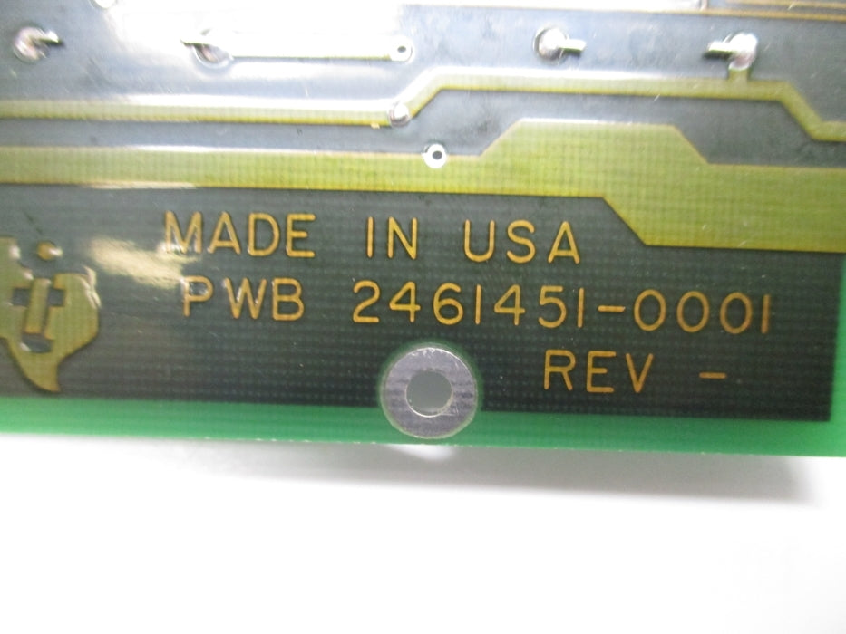 TEXAS INSTRUMENT PWB2461451-0001 UNMP