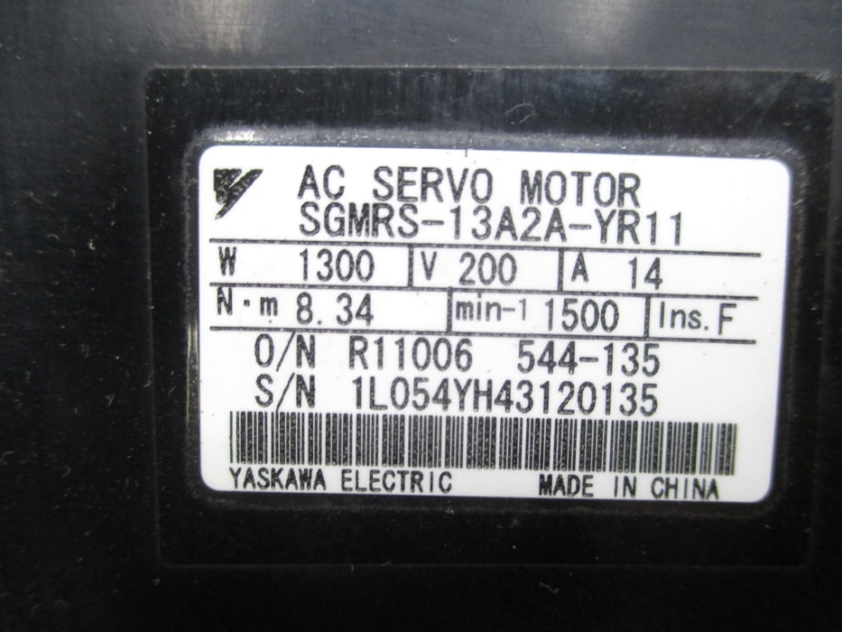 YASKAWA SGMRS-13A2A-YR11 UNMP