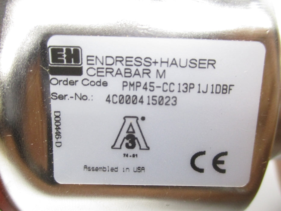 ENDRESS+HAUSER PMP45-CC13P1J1DBF NSMP