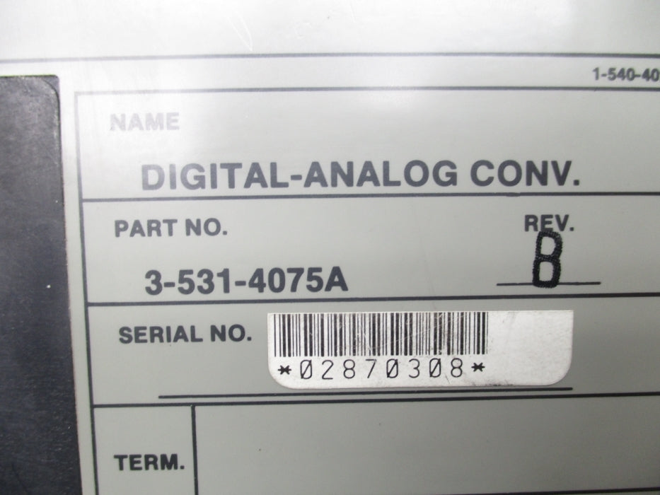 MILACRON 3-531-4075A UNMP