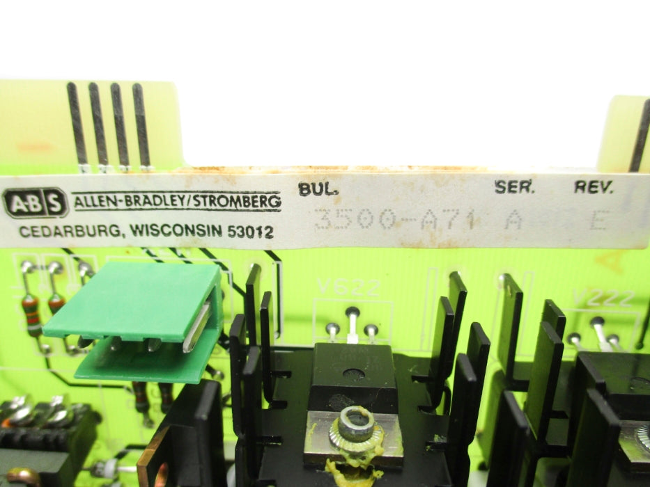 INDUSTRIAL SPARE PART 3500-A71 SER. A UNMP