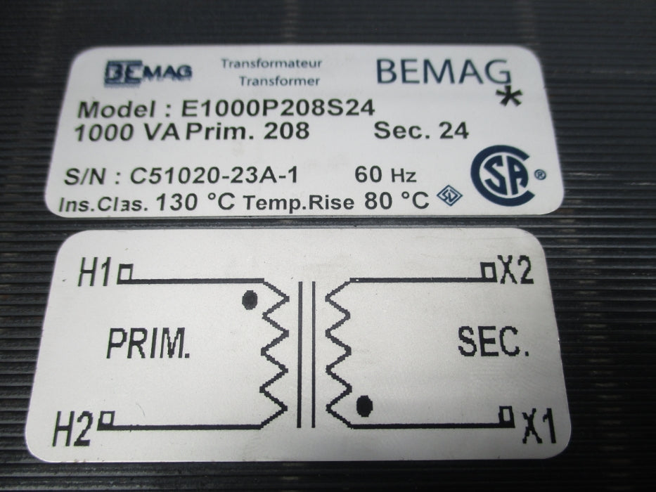 BEMAG E1000P208S24 1000VA NSMP