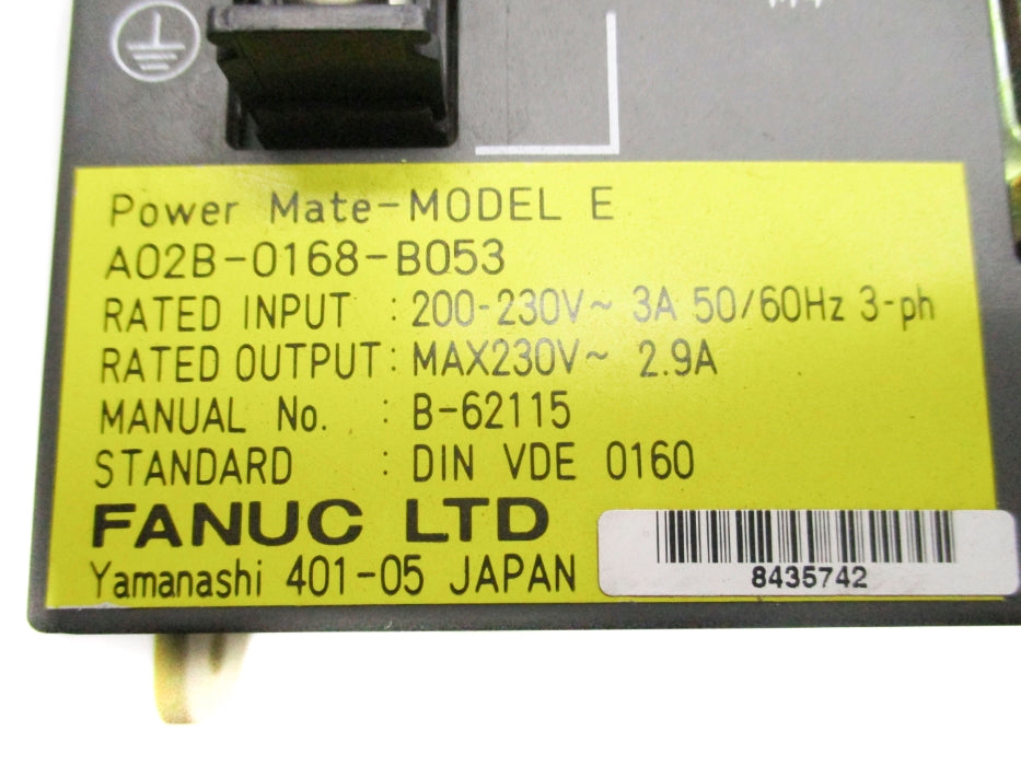 FANUC A02B-0168-B053 UNMP