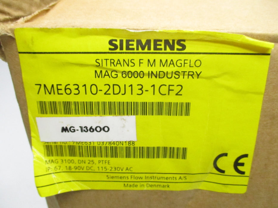 SIEMENS 7ME6310-2DJ13-1CF2 276PSI NSMP