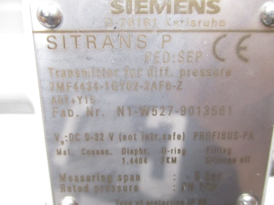 SIEMENS 7MF4434-1GY02-2AF6-Z NSMP