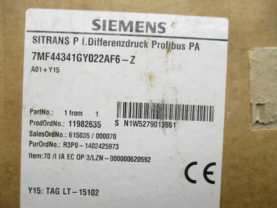 SIEMENS 7MF4434-1GY02-2AF6-Z NSMP