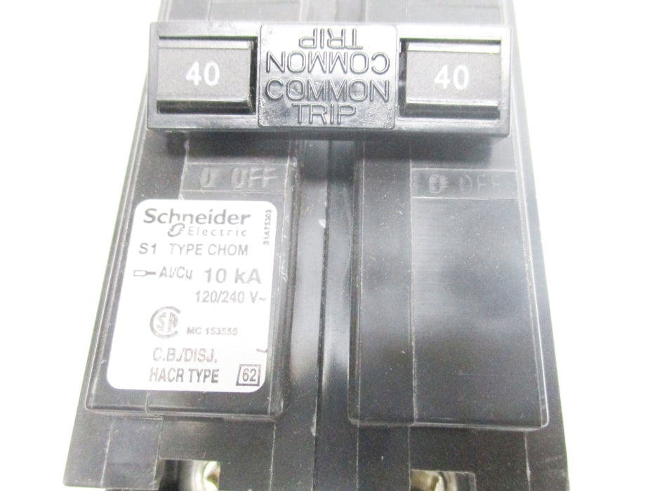SCHNEIDER ELECTRIC CHOMBP54 15-40A 120/240V NSMP