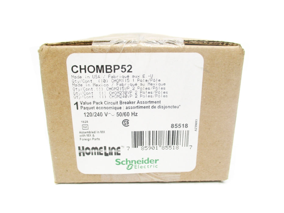 SCHNEIDER ELECTRIC CHOMBP52 15-40A 120/240V NSFS