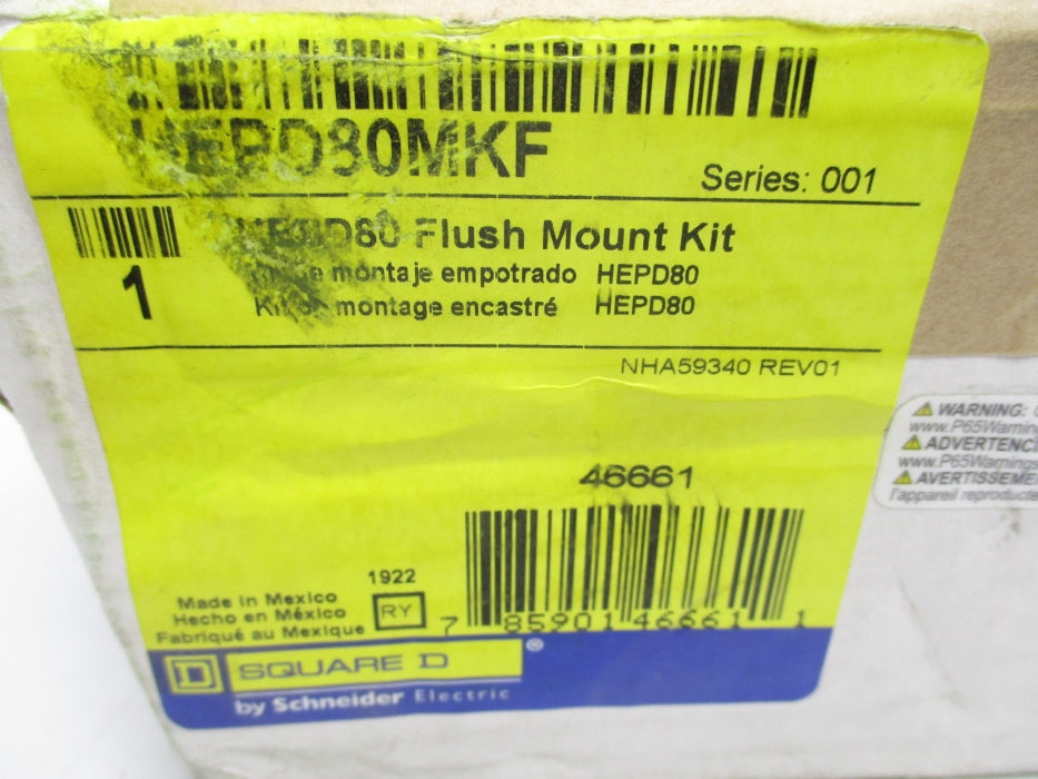 SQUARE D HEPD80MKF SER. 001 (AS PICTURED) NSMP