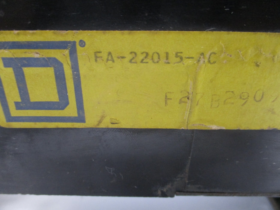 SQUARE D FA-22015-AC 15A 240VAC UNMP