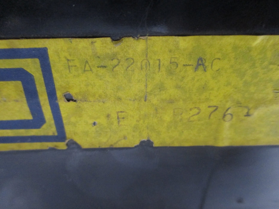 SQUARE D FA-22015-AC 15A 240VAC (AS PICTURED) UNMP
