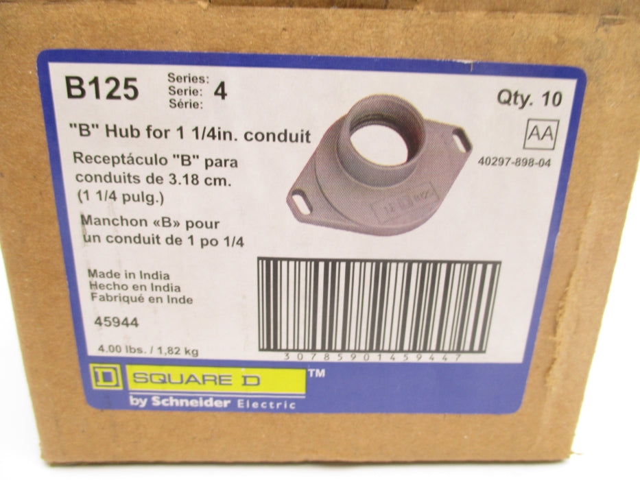 SQUARE D B125 SER. 4 (PKG OF 10) NSFS