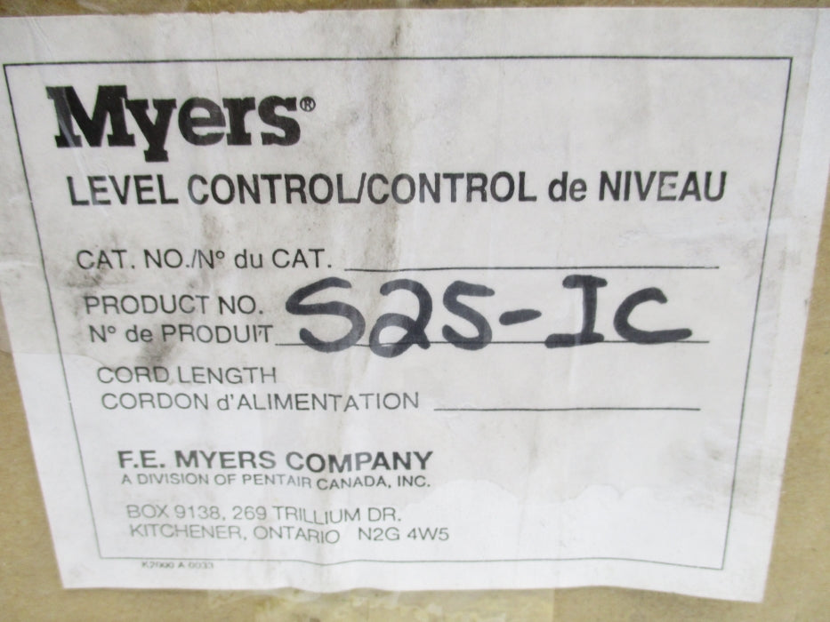 MYERS S25-IC NSMP