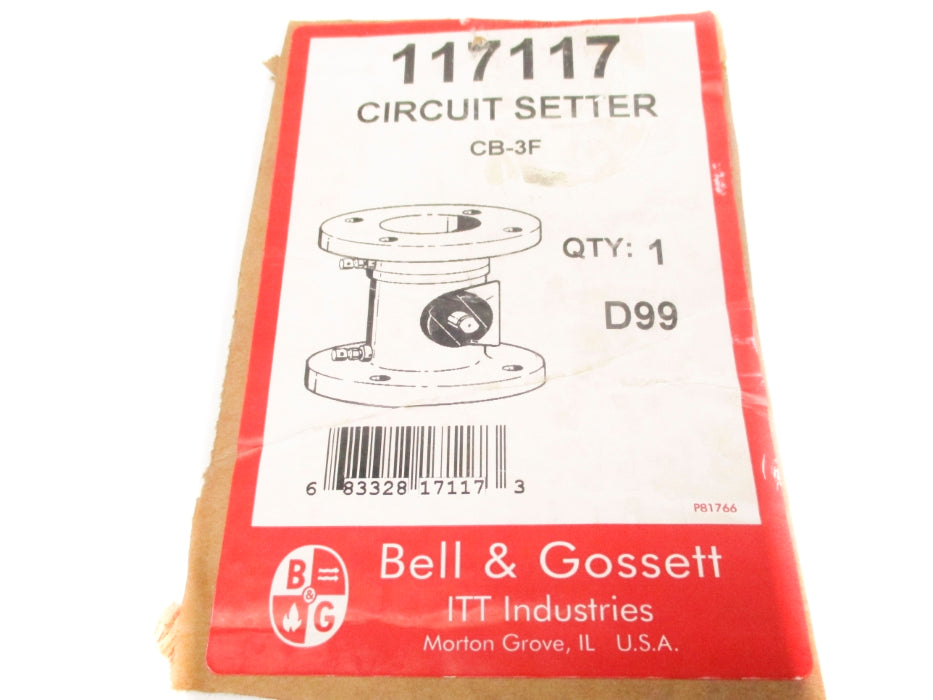 BELL&GOSSETT 117117 CB-3F UNMP