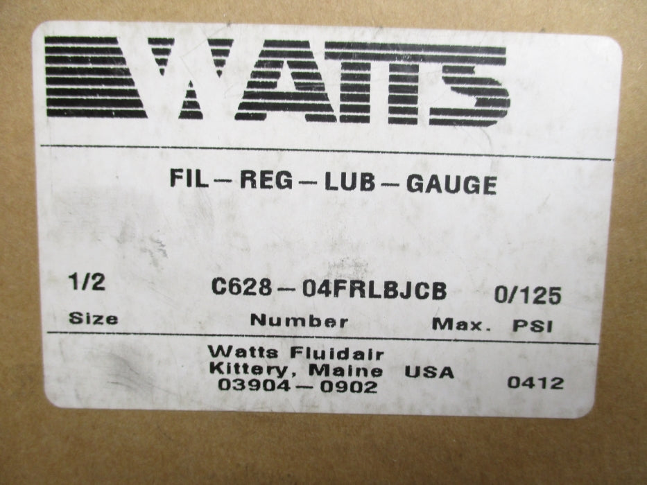 WATTS C628-04FRLBJCB 0-152PSI NSMP