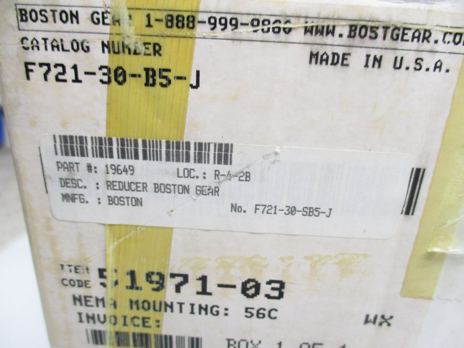 BOSTON GEAR F721-30-B5-J NSMP