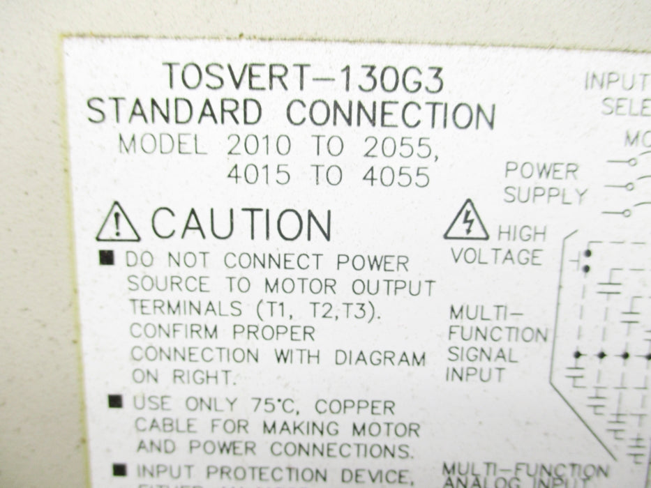 TOSHIBA TOSVERT-130G3 UNMP