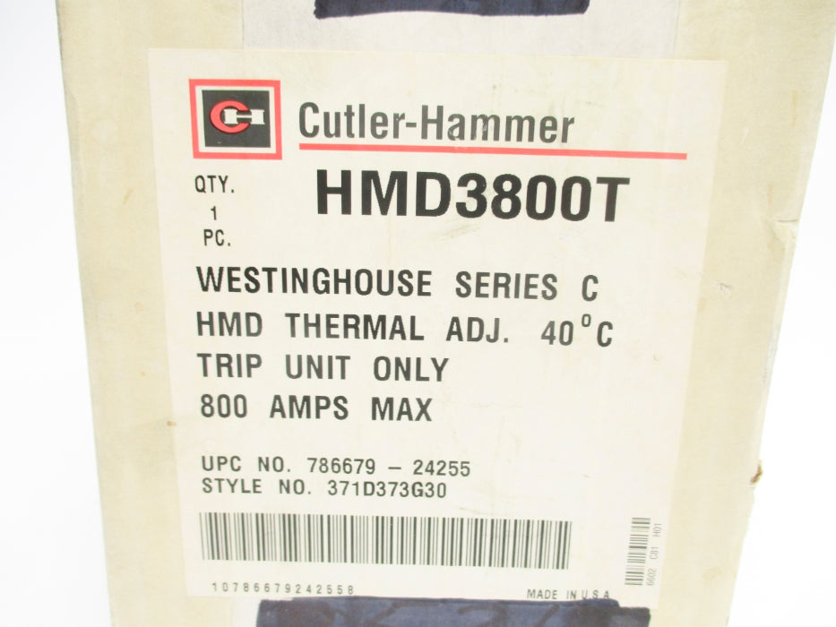 CUTLER HAMMER HMD3800T NSFS