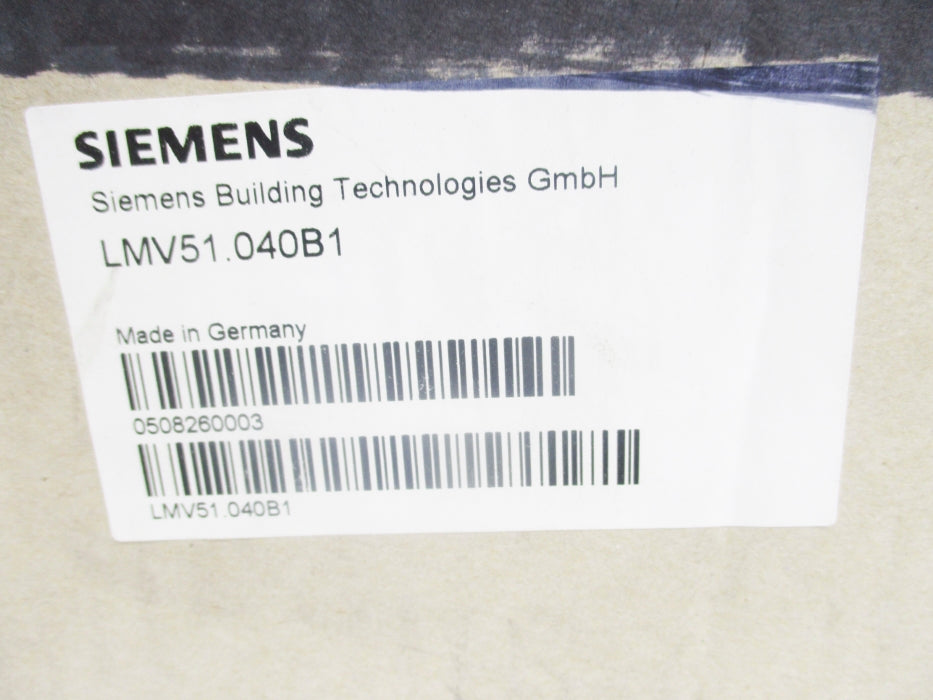 SIEMENS LMV51.040B1 NSMP