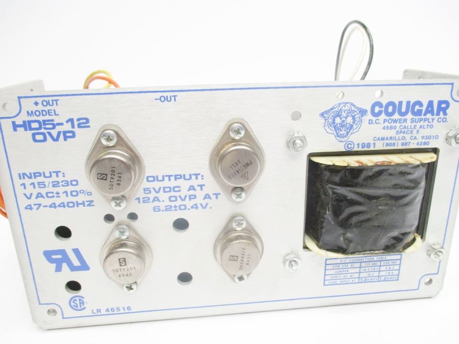 COUGAR HD5-12OVP NSNP