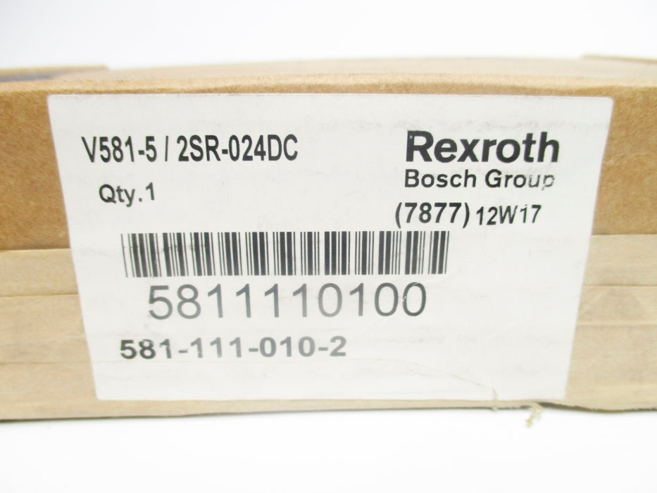 REXROTH 5811110100 V581-5/2SR-024DC NSMP