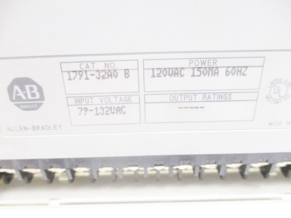 ALLEN BRADLEY 1791-32A0 SER. B NSMP