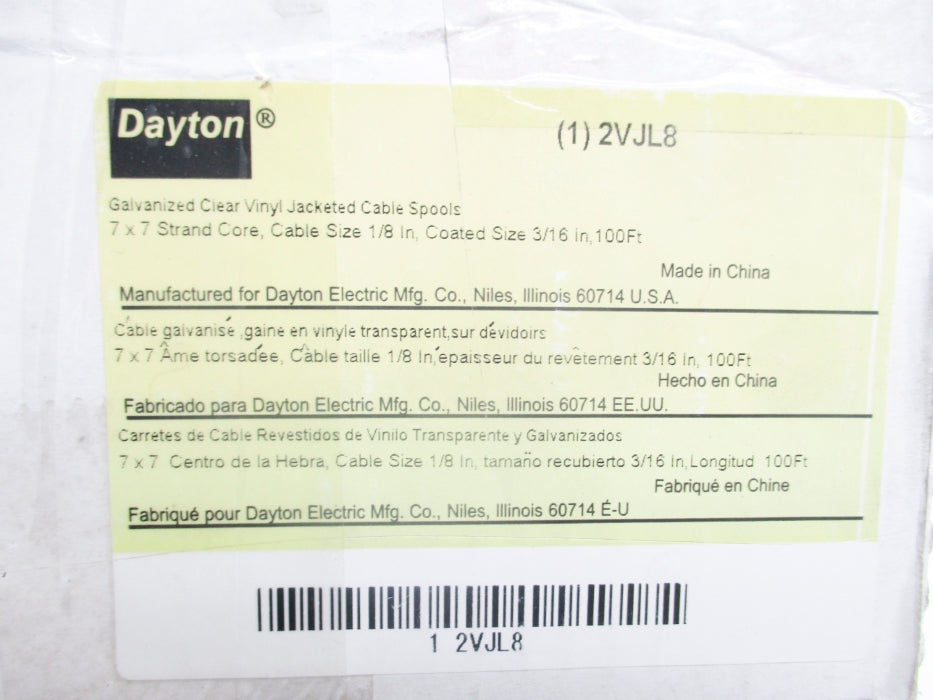 DAYTON 2VJL8 NSMP