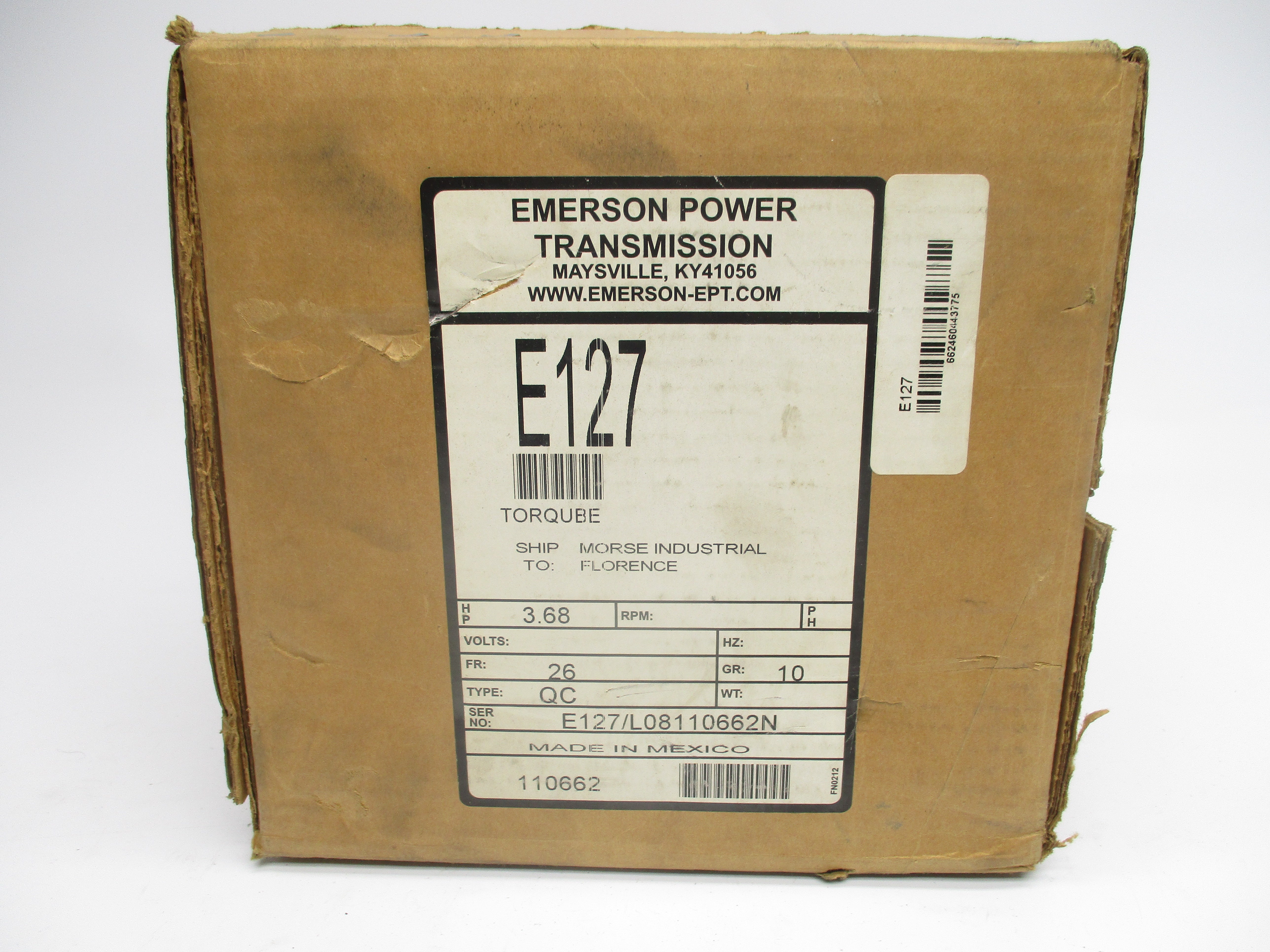 EMERSON POWER E127 NSFS