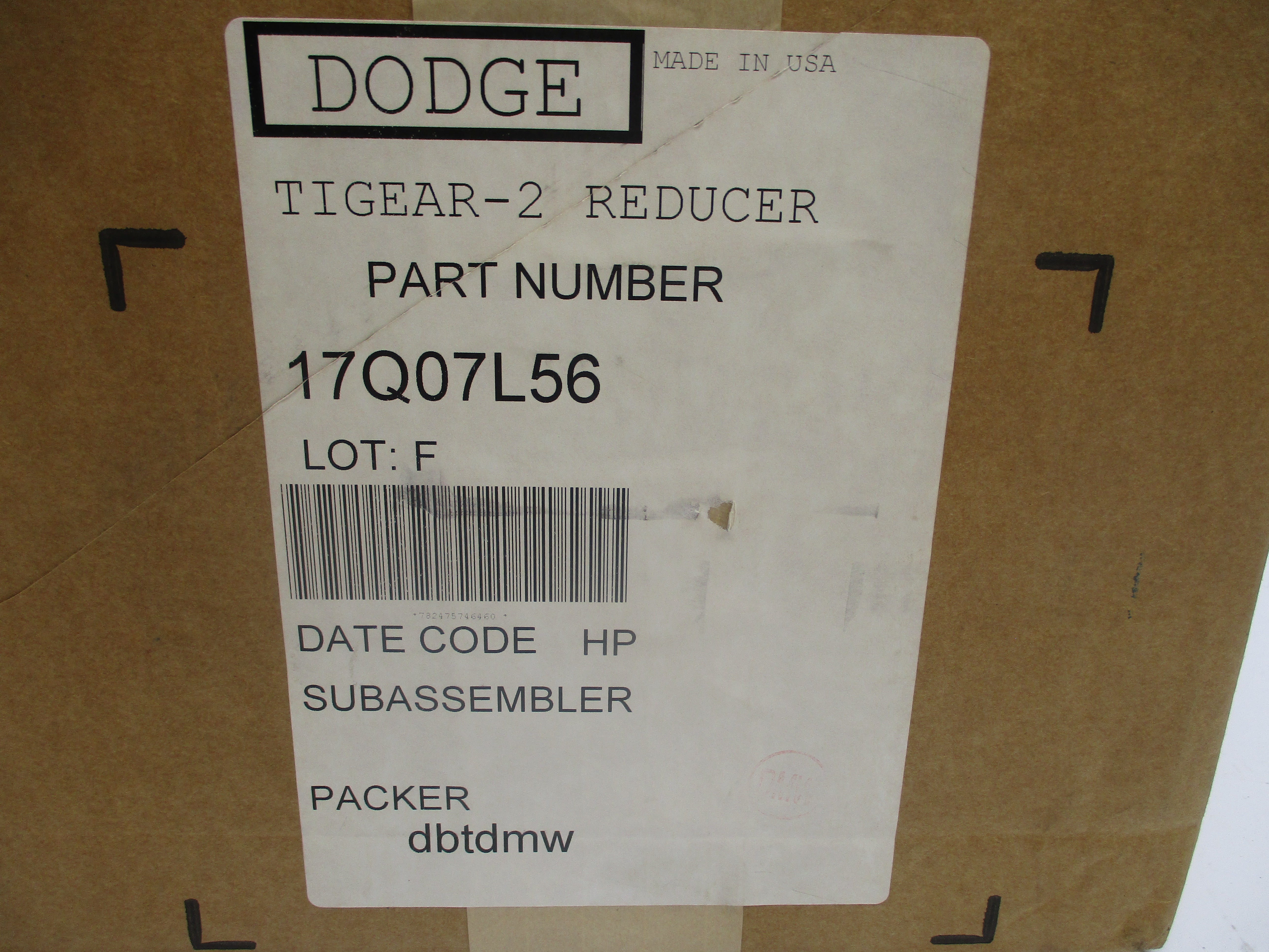 DODGE 17Q07L56 NSFS