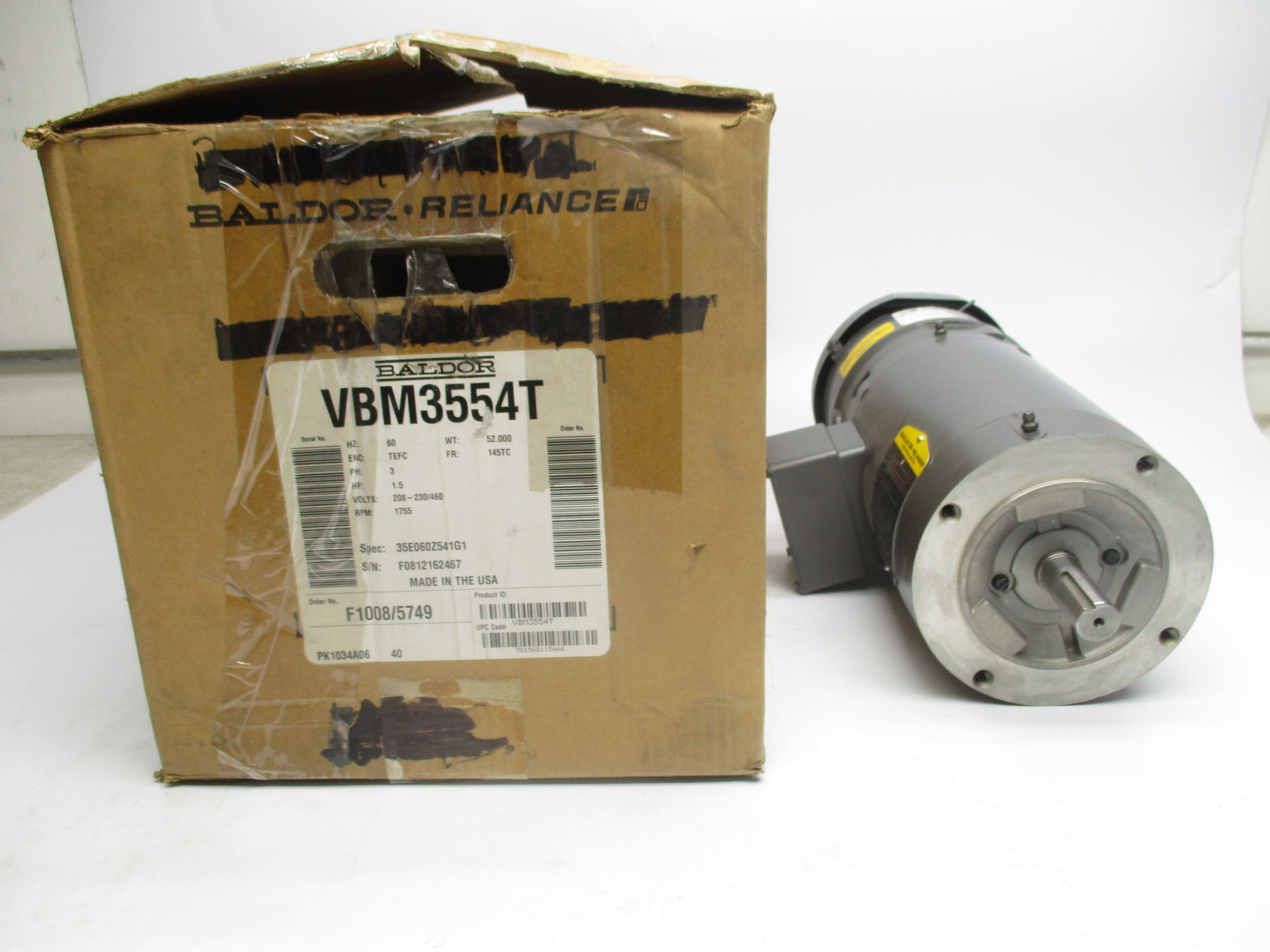 BALDOR VBM3554T NSMP