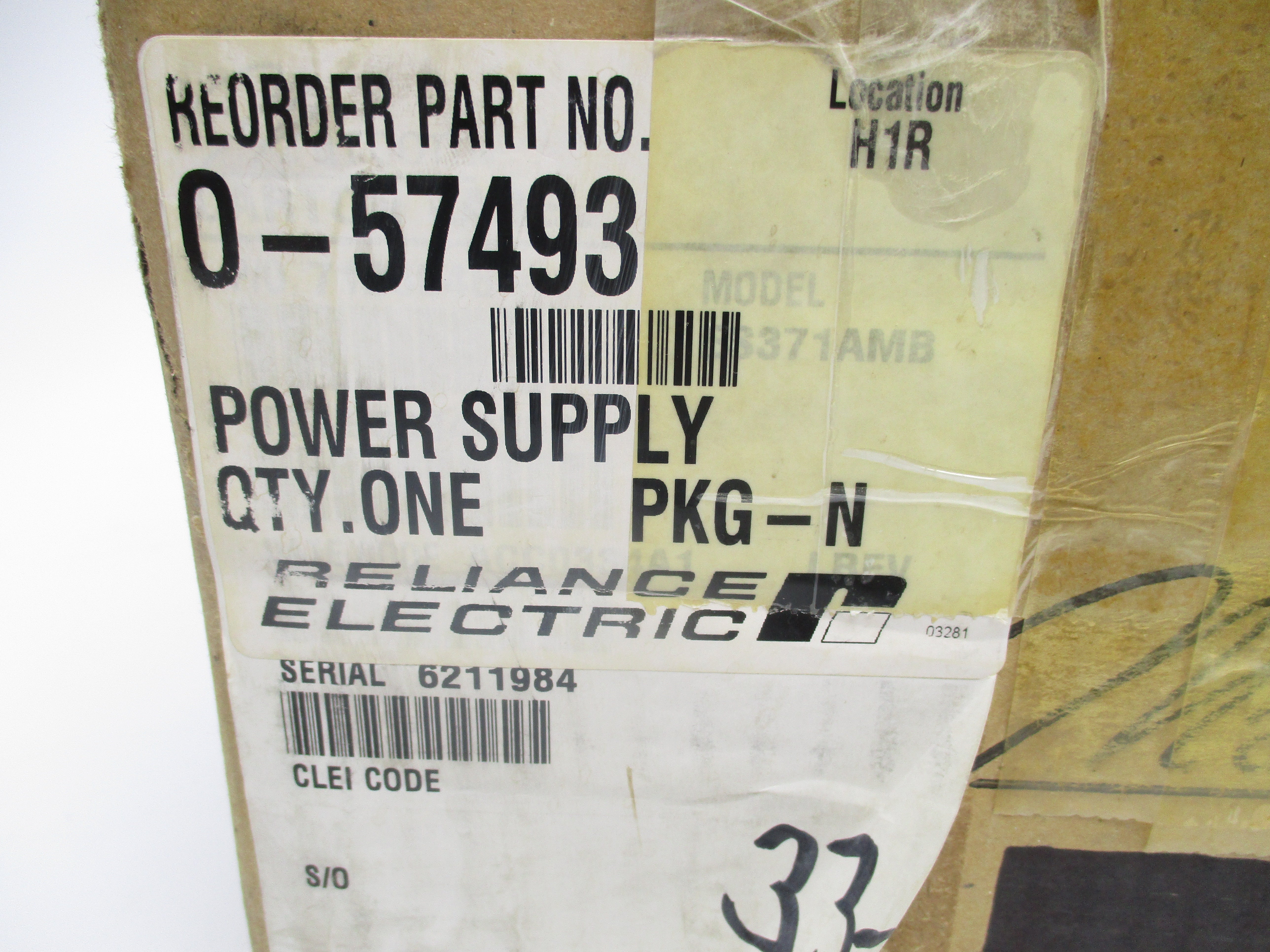 RELIANCE ELECTRIC 57493-A NSMP