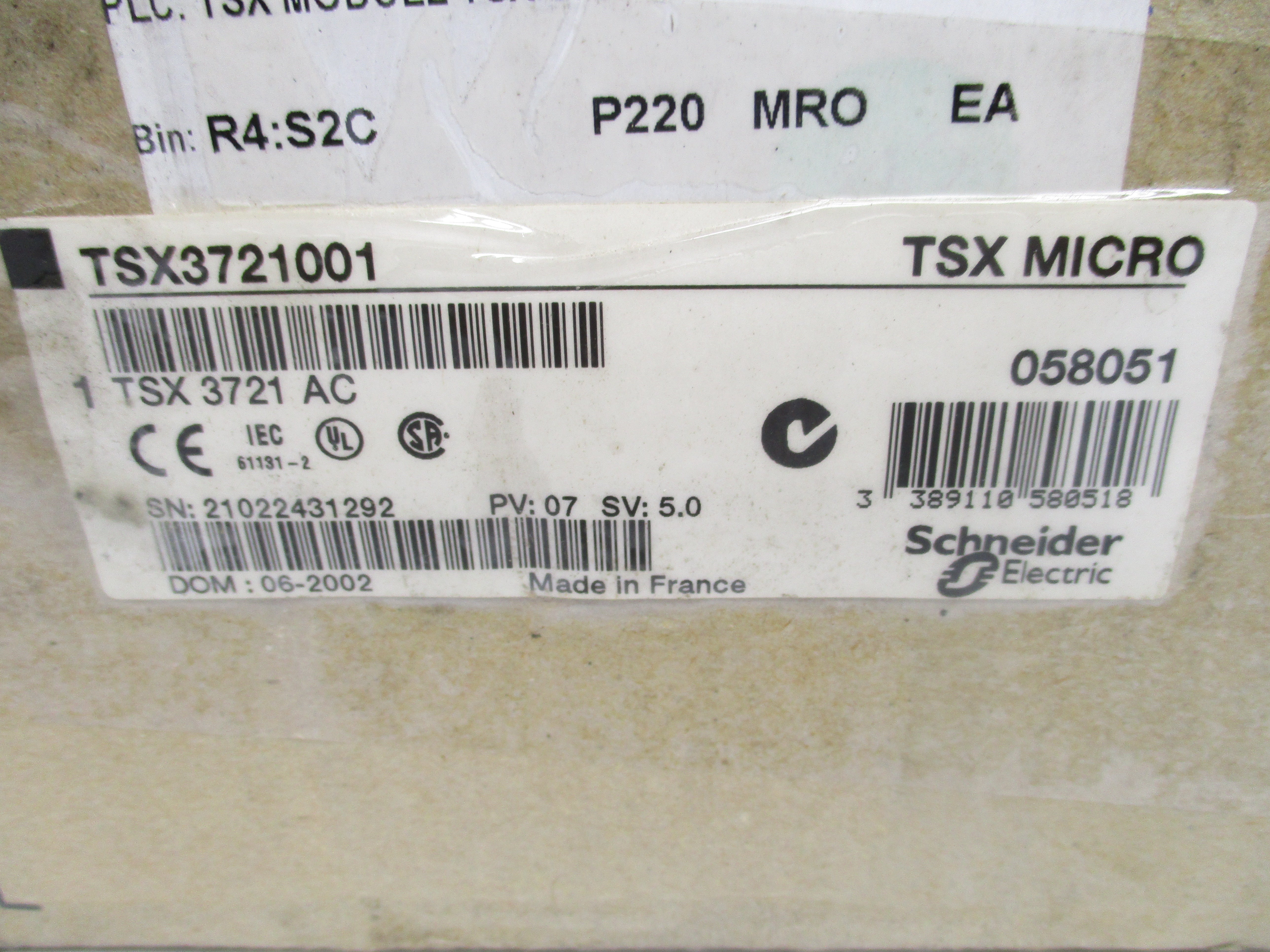 SCHNEIDER ELECTRIC TSX3721001 NSMP