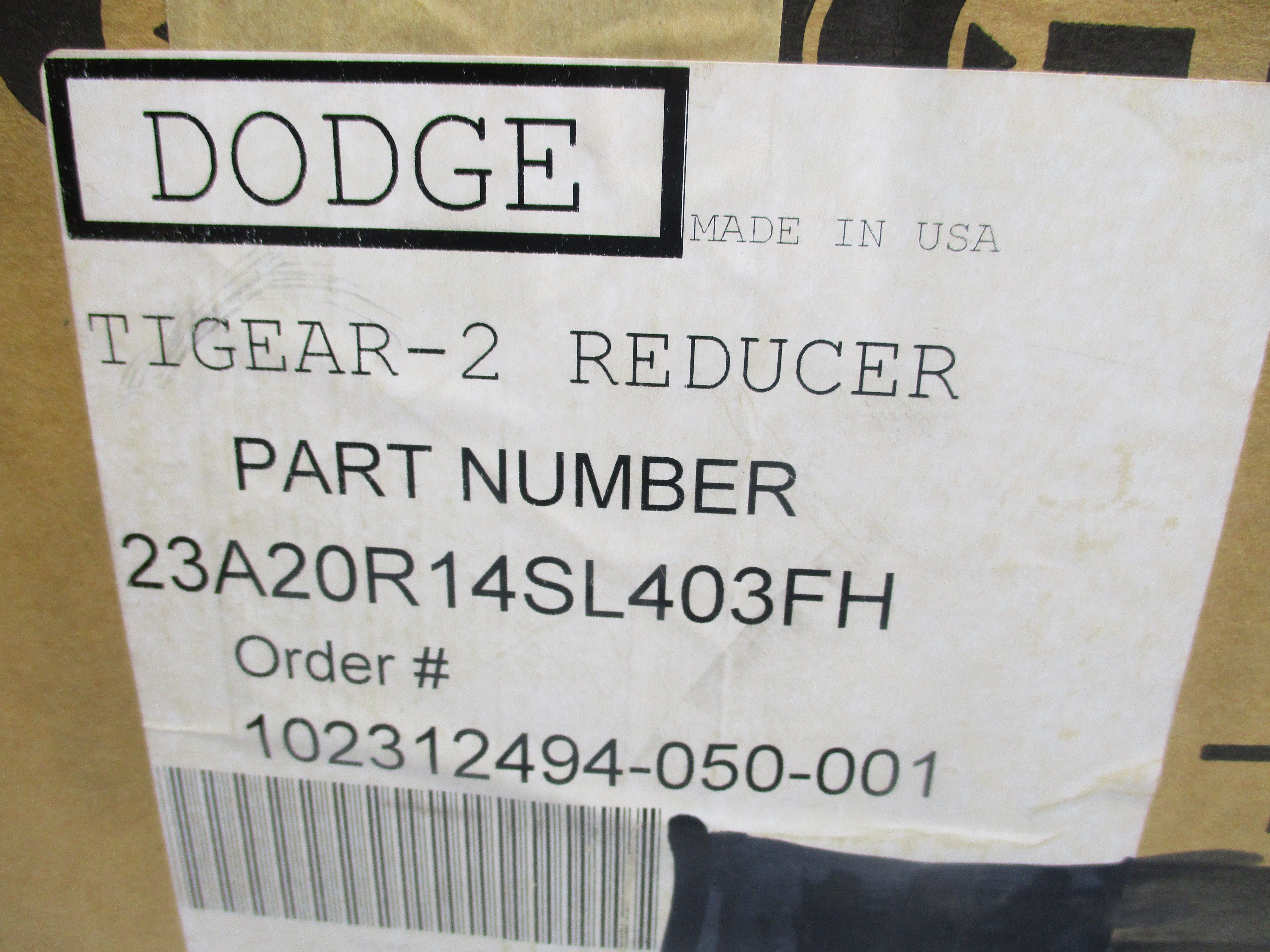 DODGE 23A20R14SL403FH NSFS