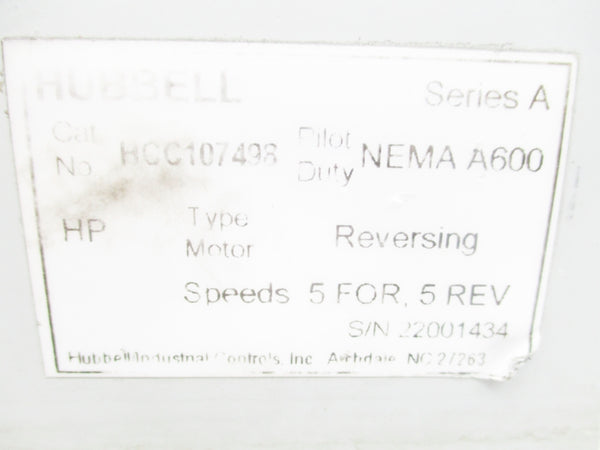 HUBBELL HCC107498 SER. A UNMP