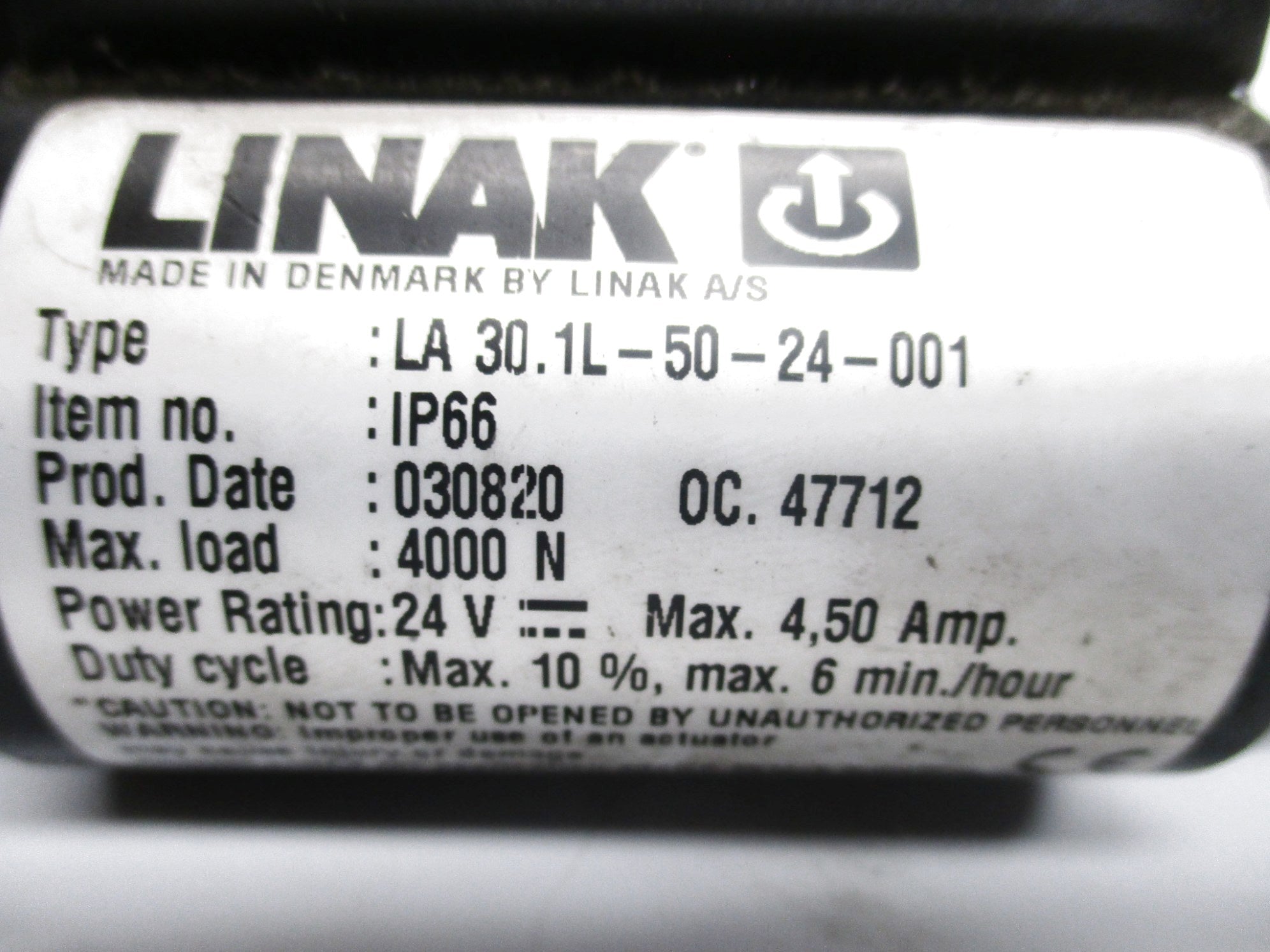LINAK LA30.1L-50-24-001 UNMP