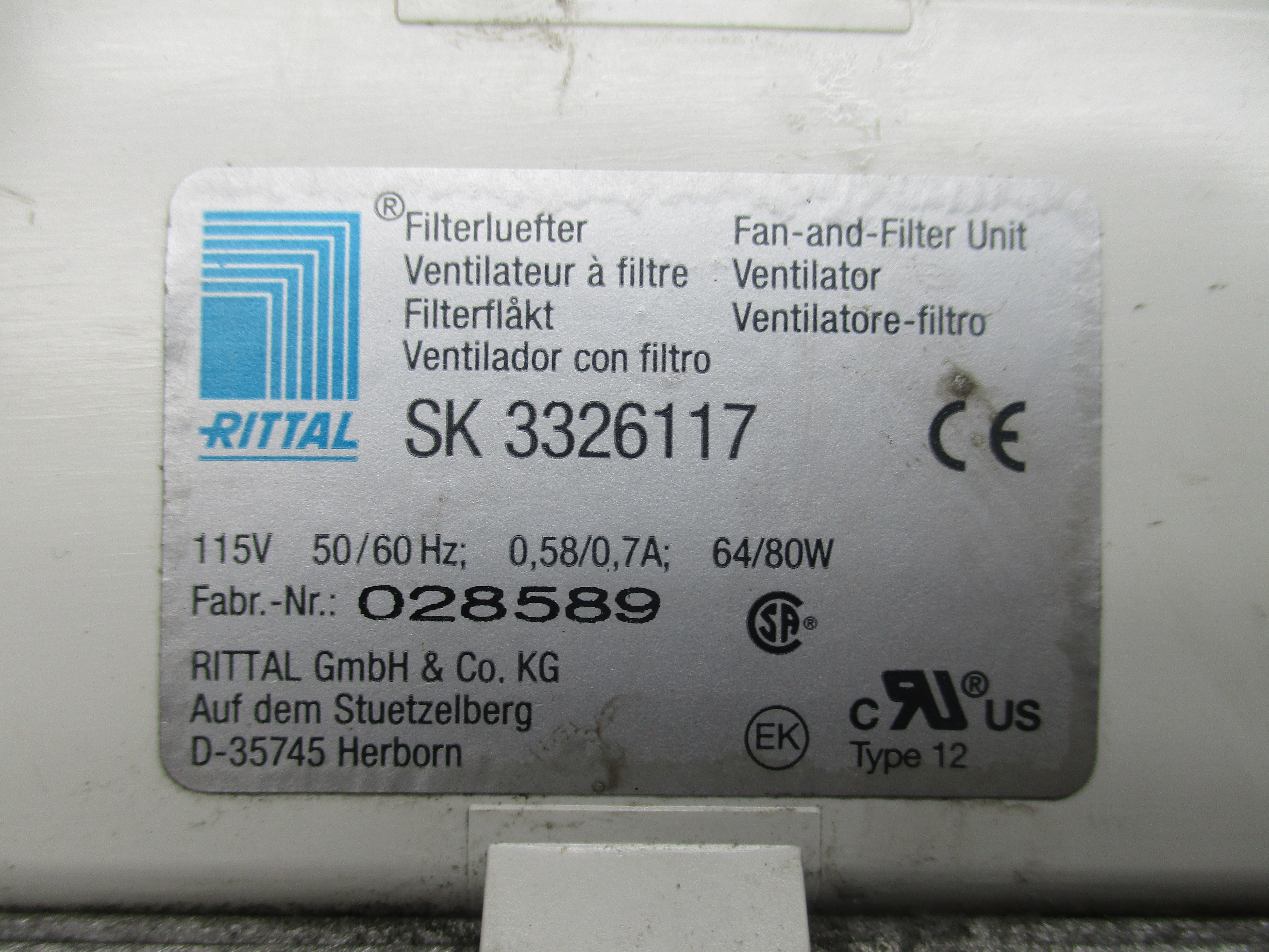RITTAL SK3326117 UNMP