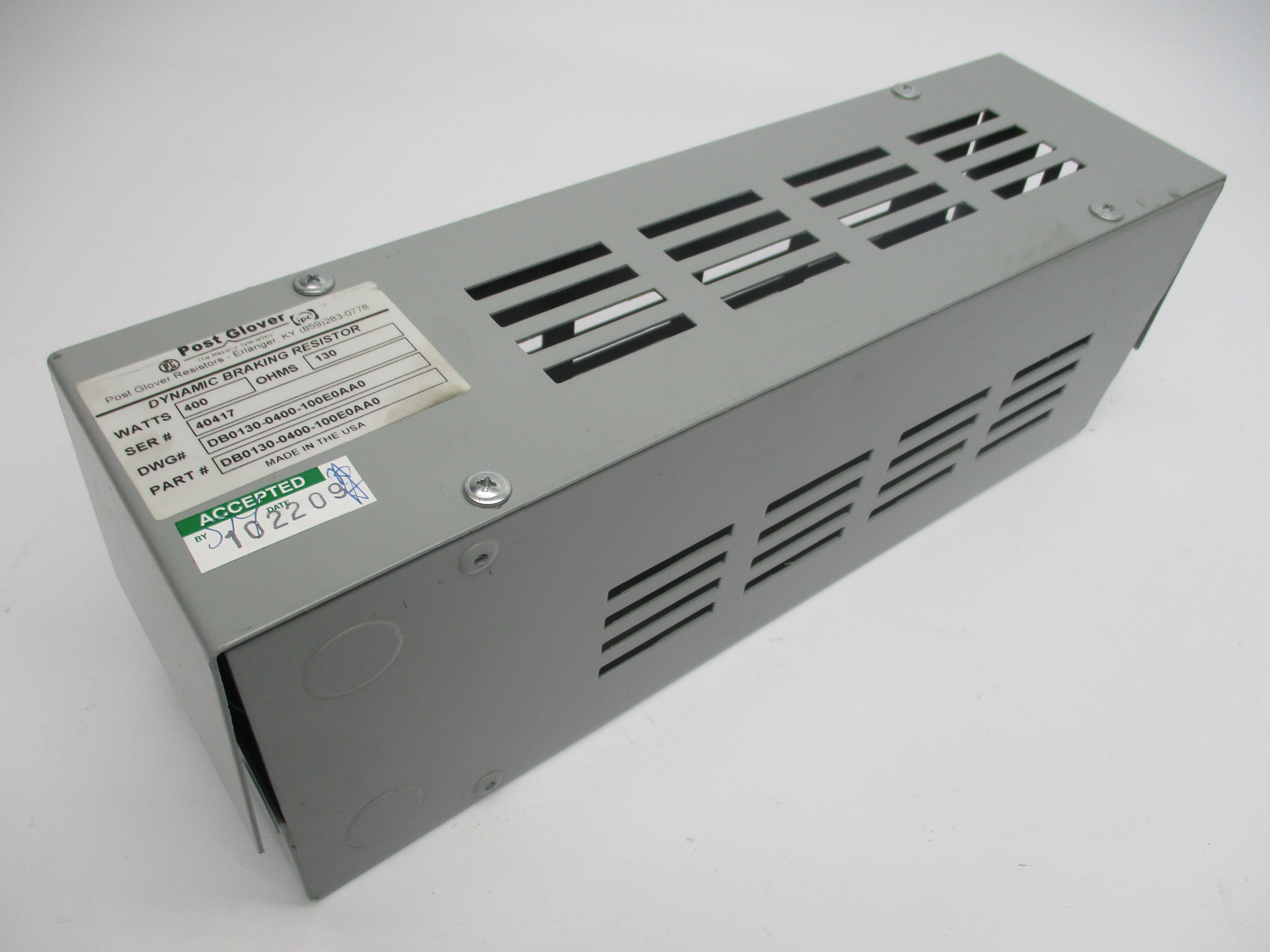 POST GLOVER DB0130-0400-100E0AA0 NSNP