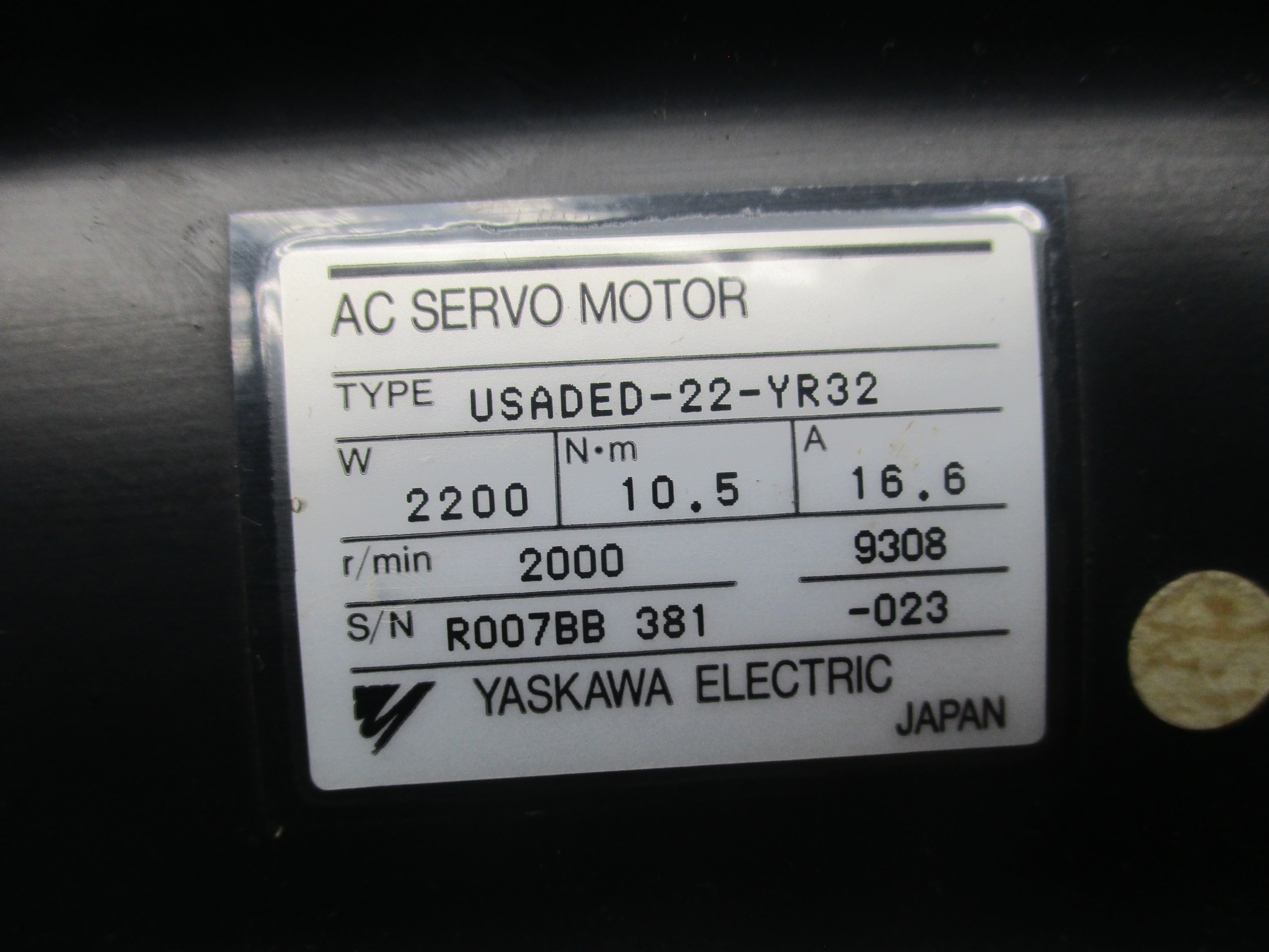 YASKAWA USADED-22-YR32 UNMP
