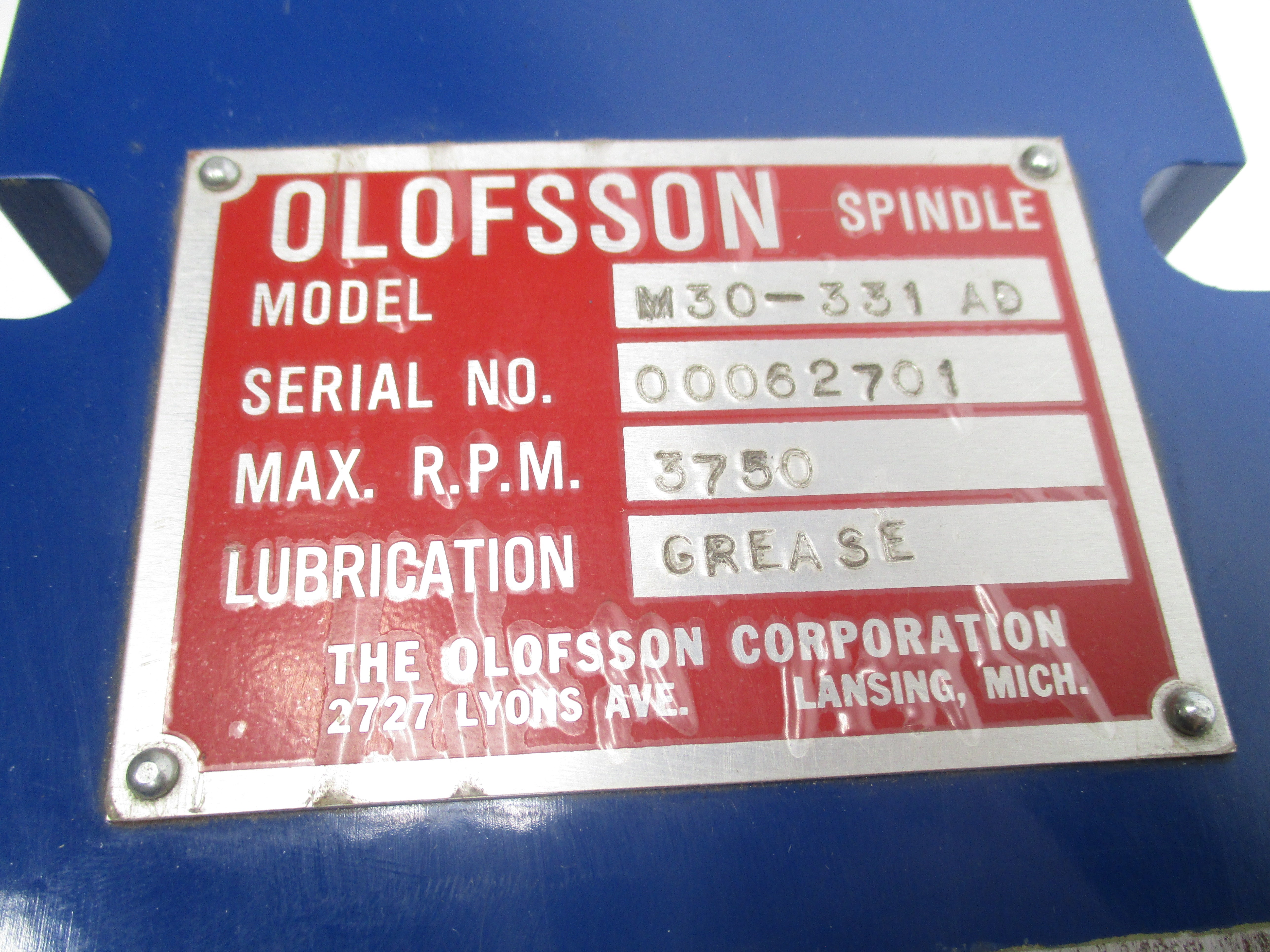OLOFSON M30-331AD UNMP