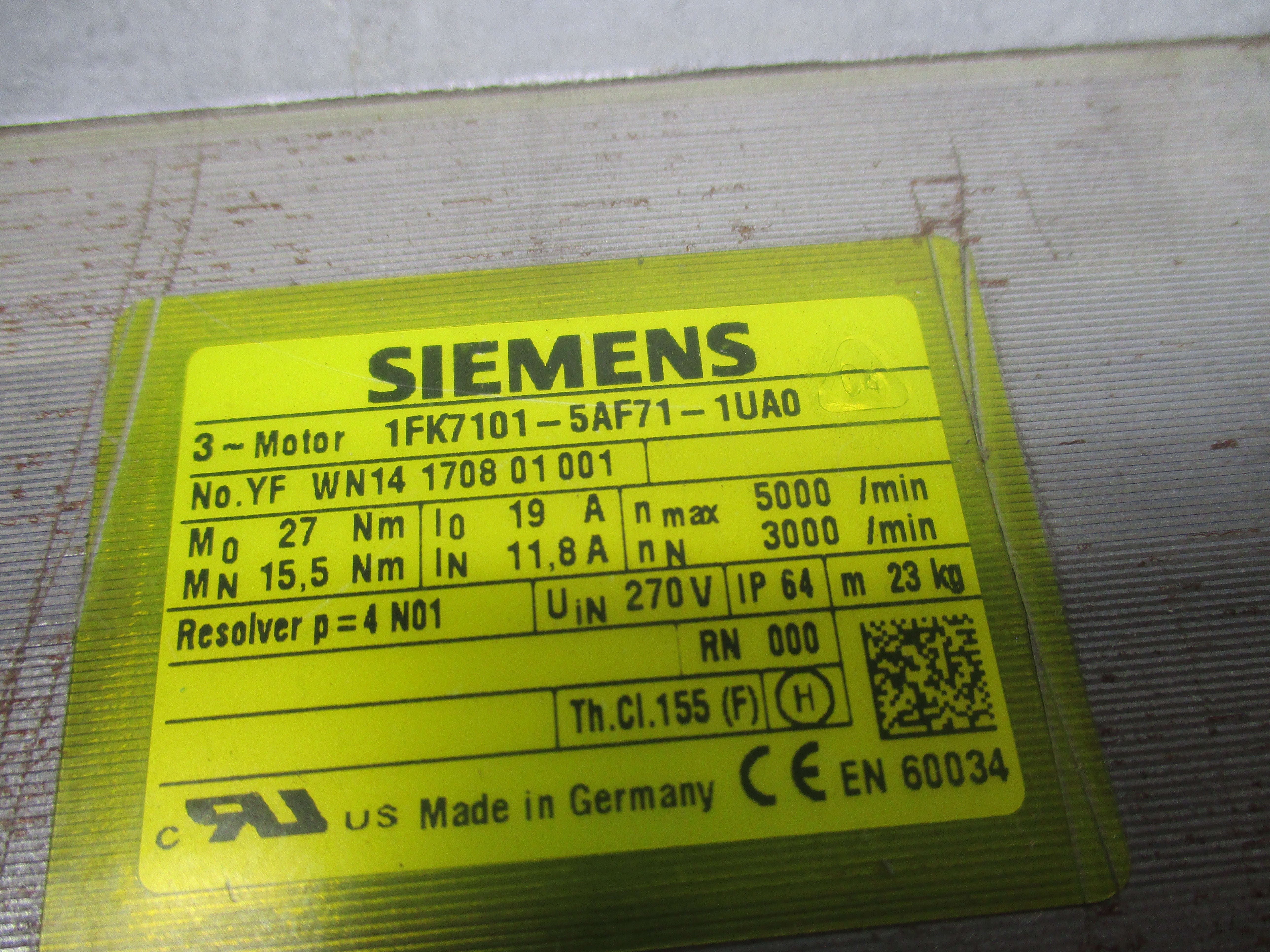 SIEMENS 1FK7101-5AF71-1UA0 NSNP